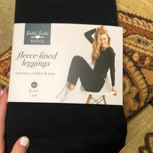 Britt’s Knits basics Fleece lined leggings